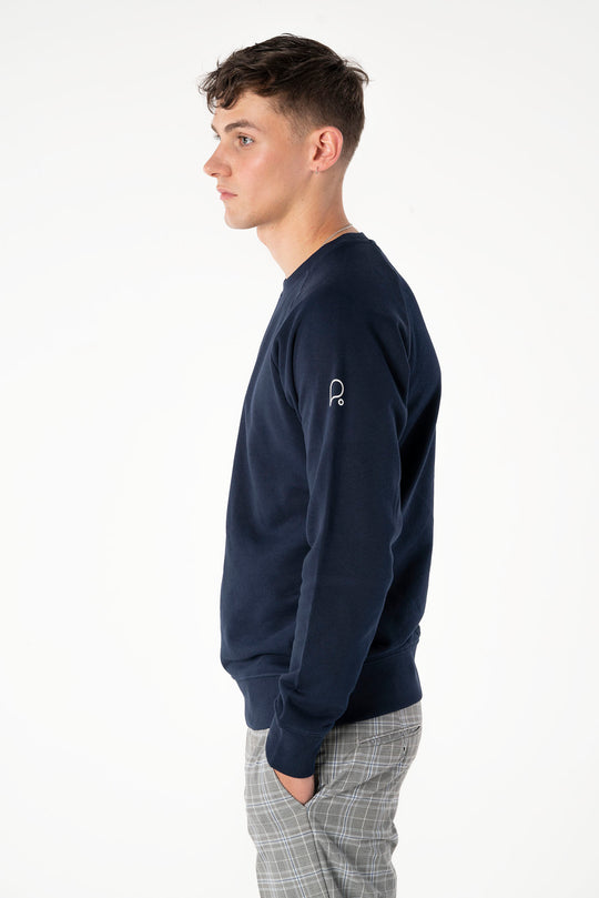 French Navy Sweatshirt-Sweatshirts-PIRKANI