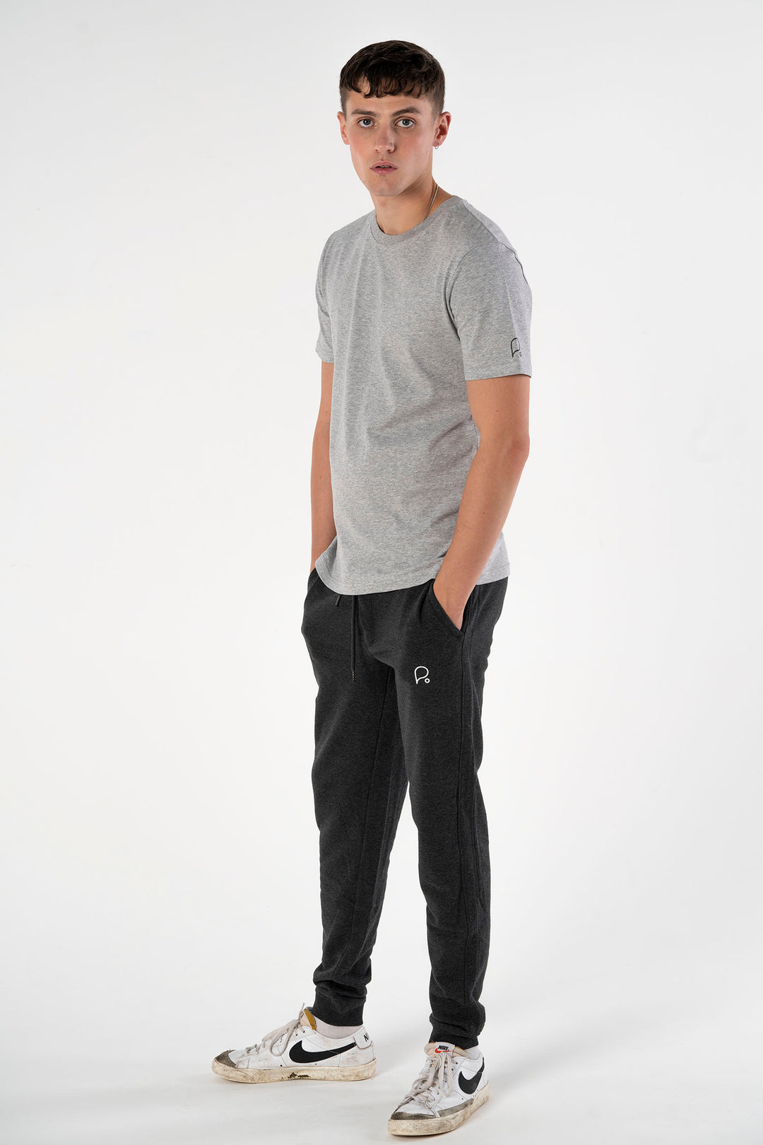 Dark Heather Joggers-Joggers-PIRKANI