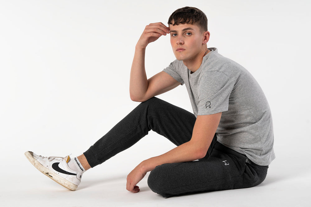 Dark Heather Joggers-Joggers-PIRKANI