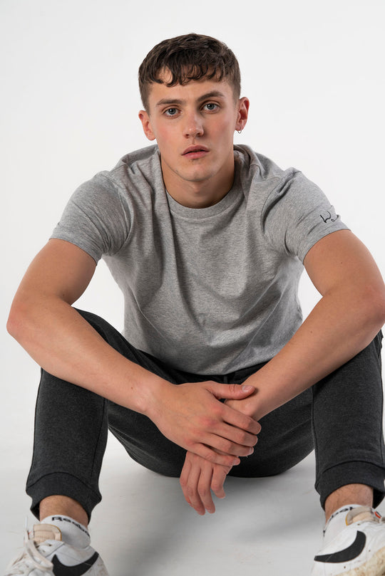 Dark Heather Joggers-Joggers-PIRKANI