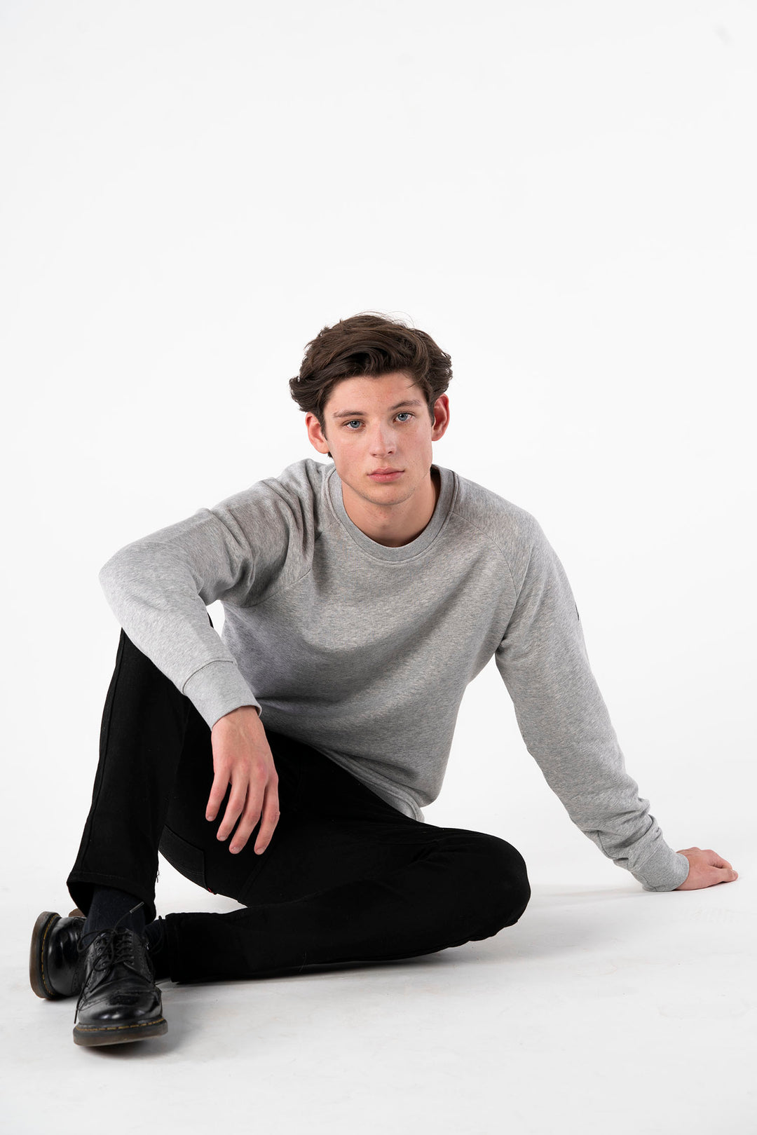 Heather Grey Sweatshirt-Sweatshirts-PIRKANI