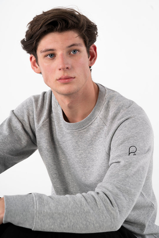 Heather Grey Sweatshirt-Sweatshirts-PIRKANI