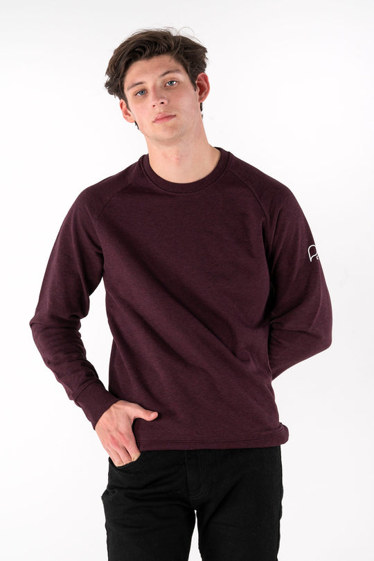 Grape Red Sweatshirt-Sweatshirts-PIRKANI