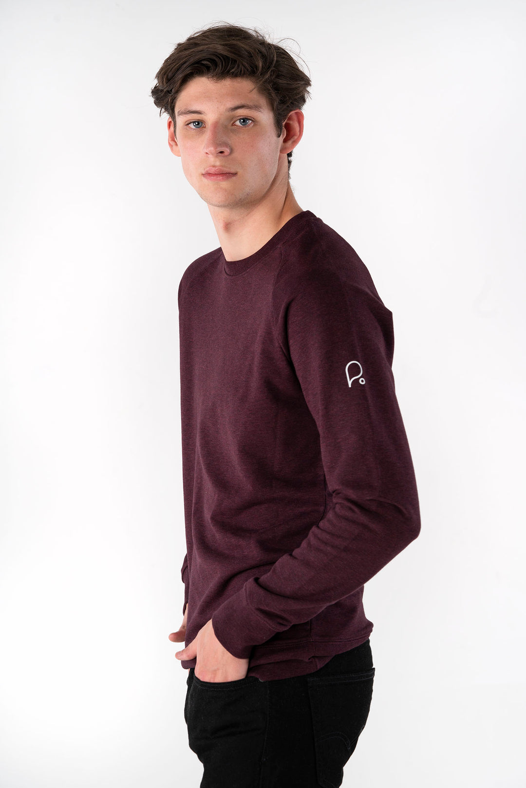 Grape Red Sweatshirt-Sweatshirts-PIRKANI