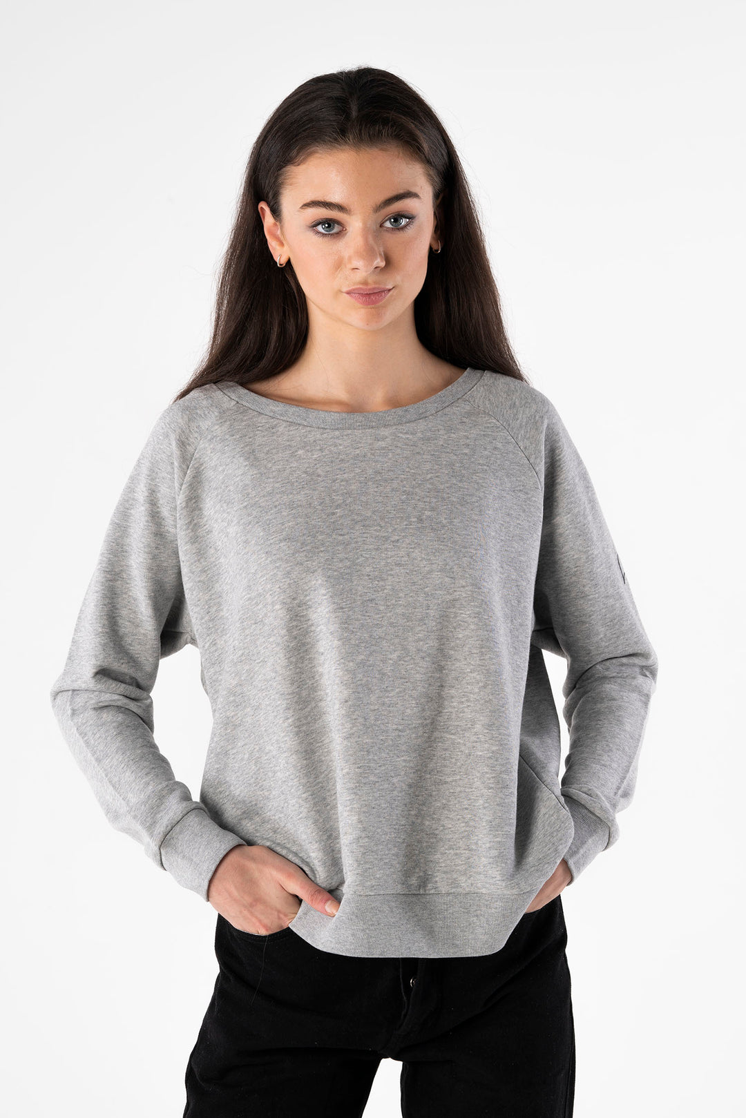Heather Grey Sweatshirt-Sweatshirts-PIRKANI