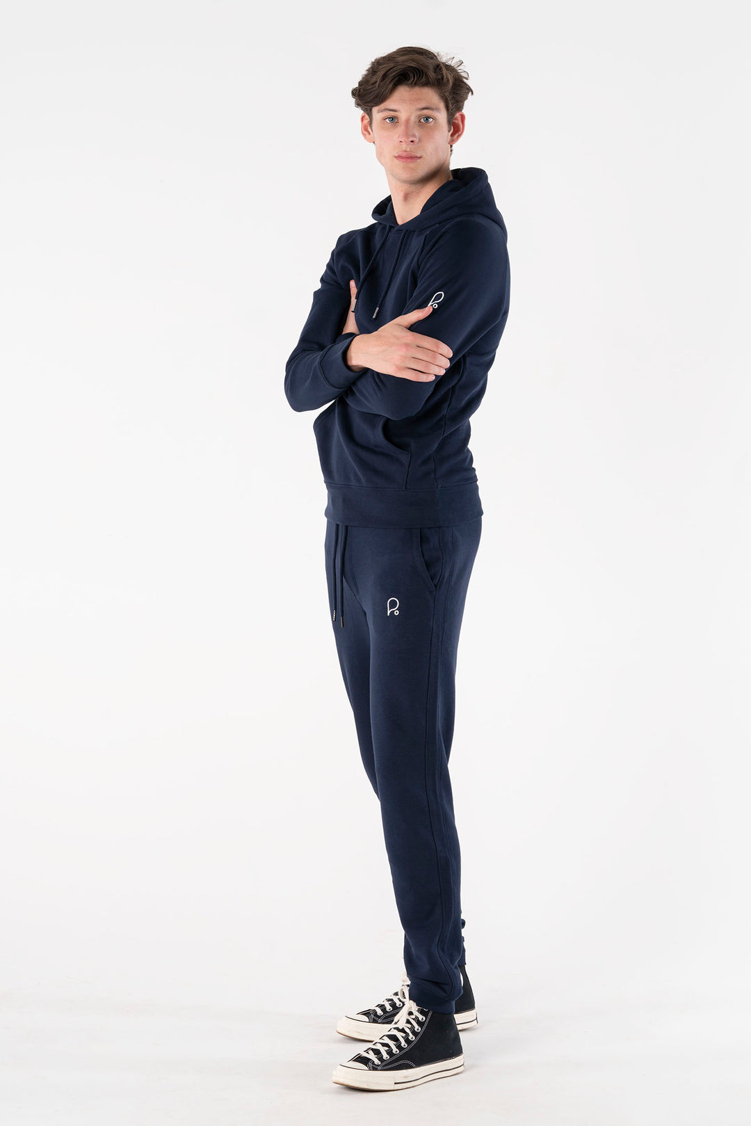 French Navy Joggers-Joggers-PIRKANI