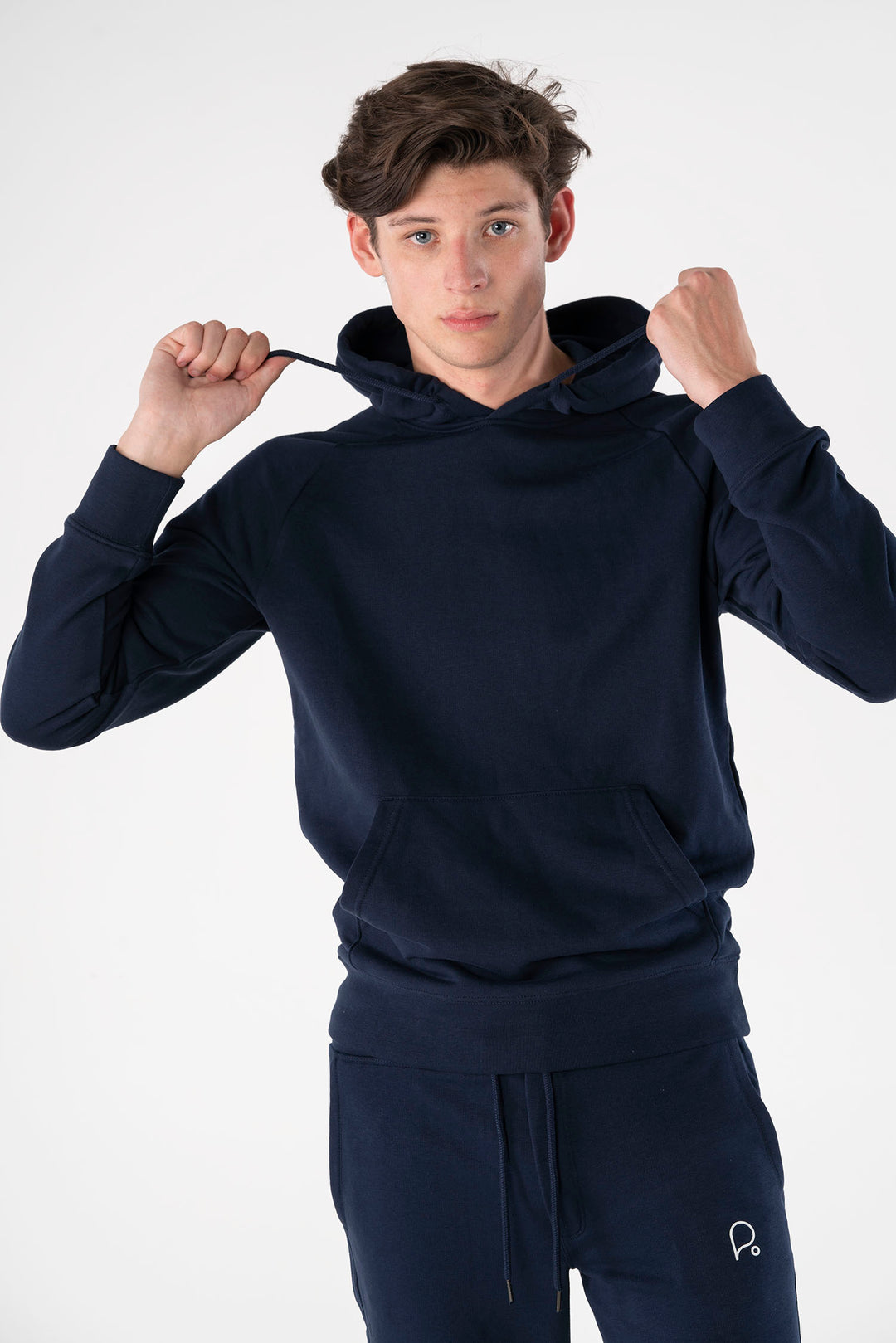 French Navy Hoodie-Hoodies-PIRKANI