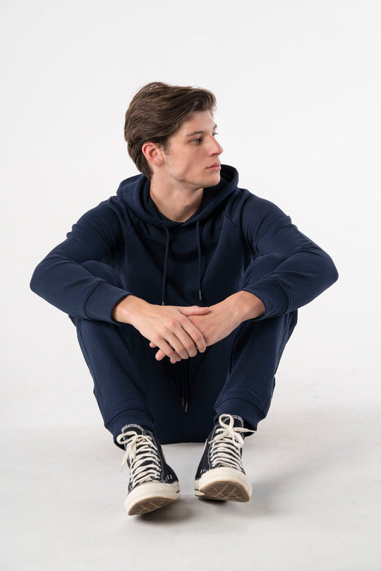 French Navy Joggers-Joggers-PIRKANI