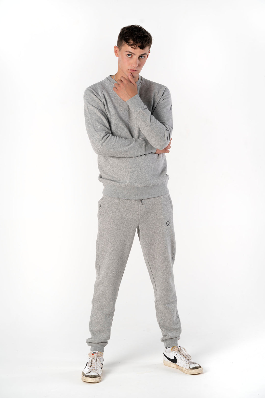Heather Grey Joggers-Joggers-PIRKANI
