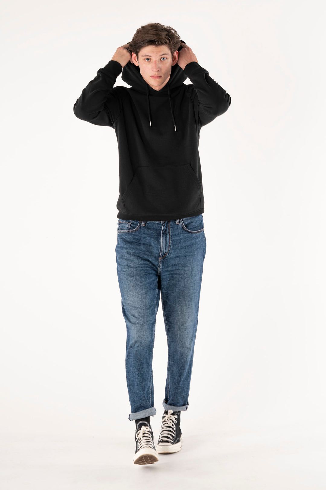 Signature Black Hoodie-Hoodies-PIRKANI
