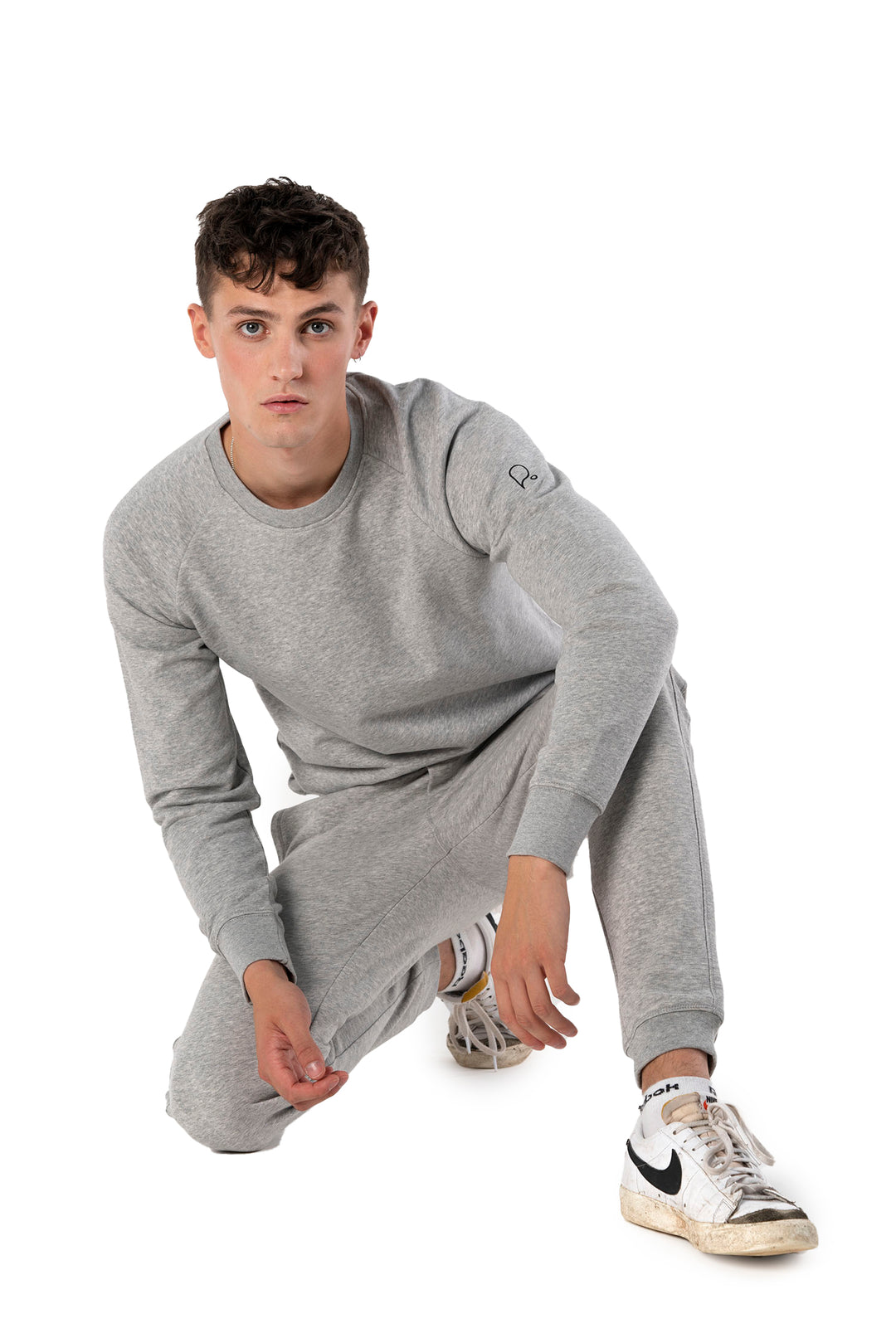 Heather Grey Joggers-Men Joggers-PIRKANI