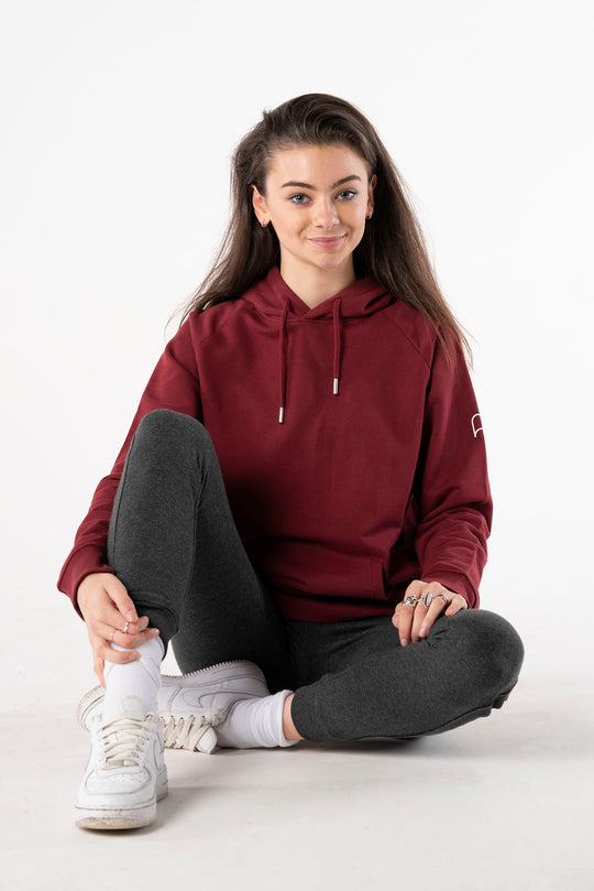 Burgundy Hoodie-Hoodies-PIRKANI