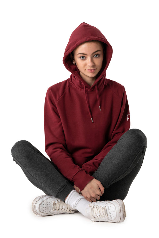 Burgundy Hoodie-Hoodies-PIRKANI