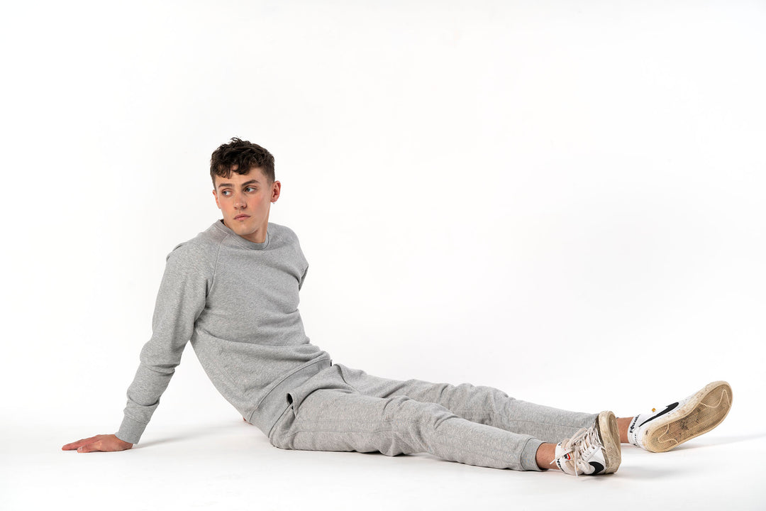 Heather Grey Joggers-Joggers-PIRKANI