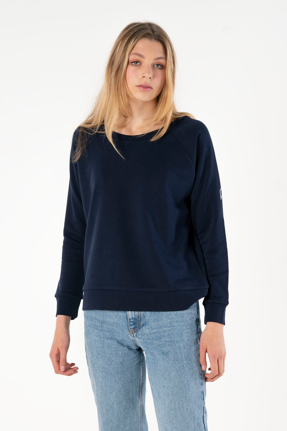 French Navy Sweatshirt-Sweatshirts-PIRKANI