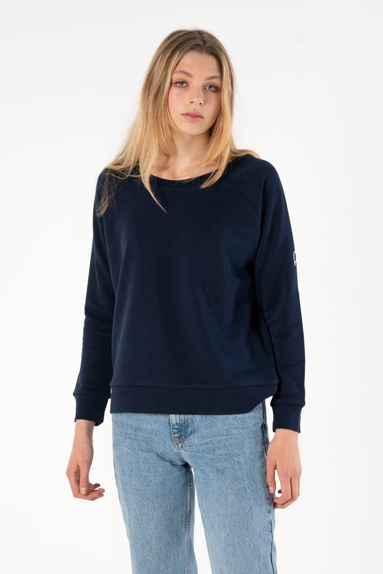 French Navy Sweatshirt-Sweatshirts-PIRKANI