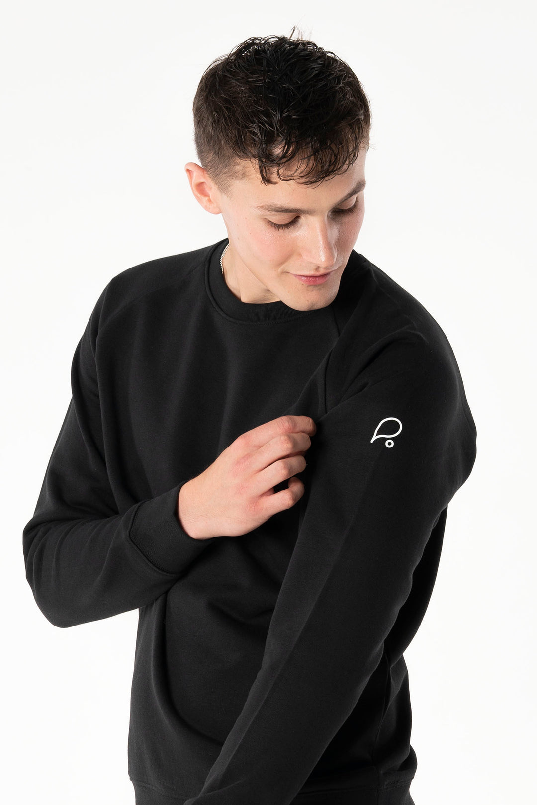 Signature Black Sweatshirt-Sweatshirts-PIRKANI