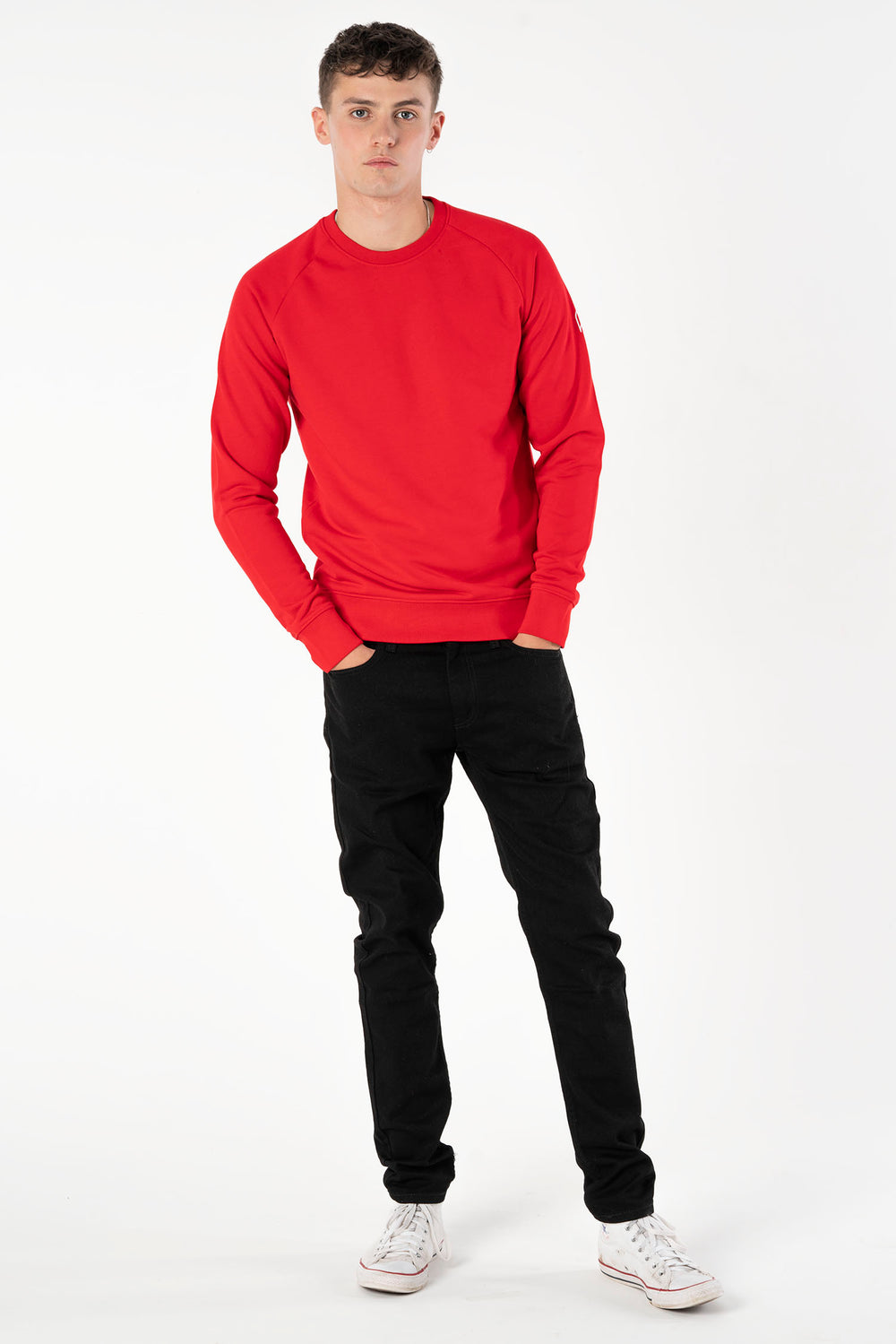 Signature Red Sweatshirt-Sweatshirts-PIRKANI