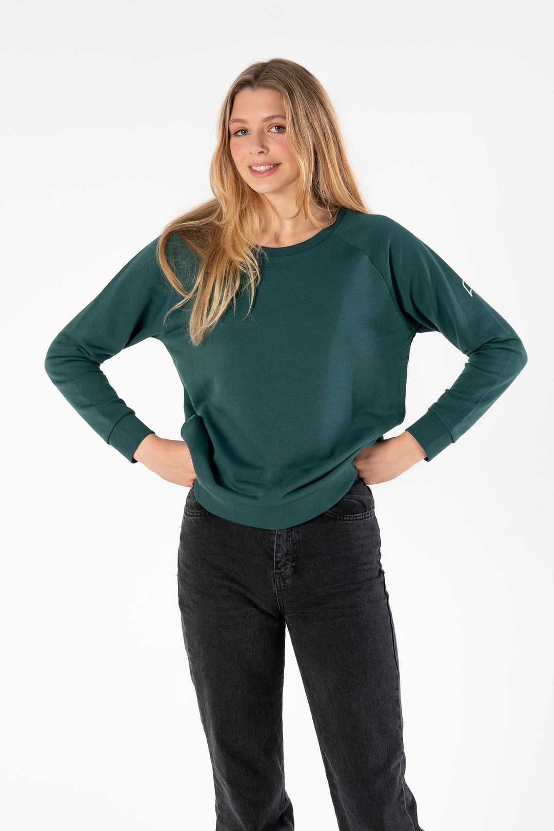 Glazed Green Sweatshirt-Sweatshirts-PIRKANI