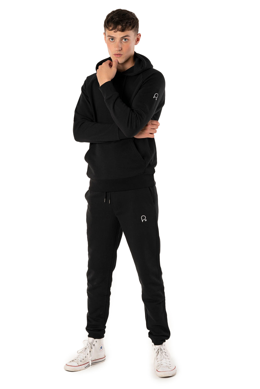 Signature Black Joggers-Men Joggers-PIRKANI