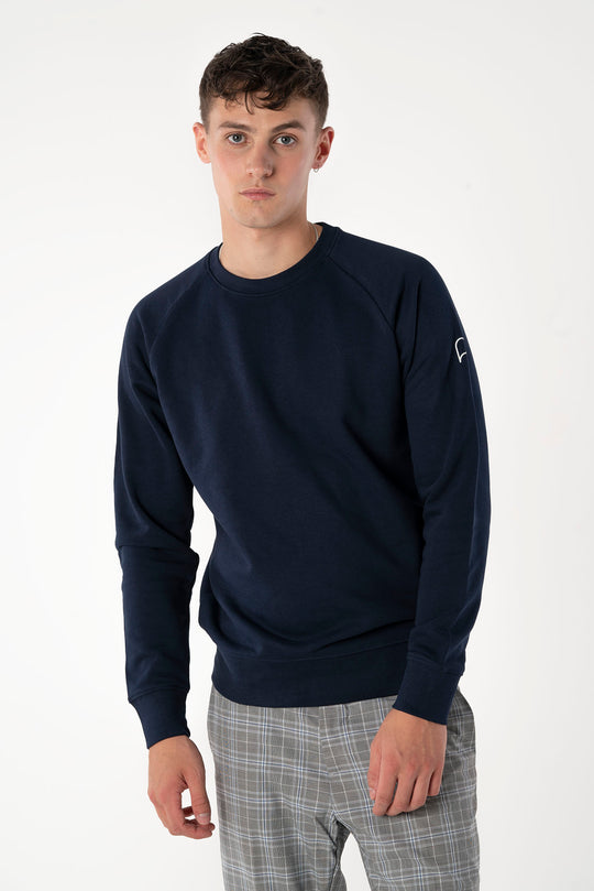 French Navy Sweatshirt-Sweatshirts-PIRKANI