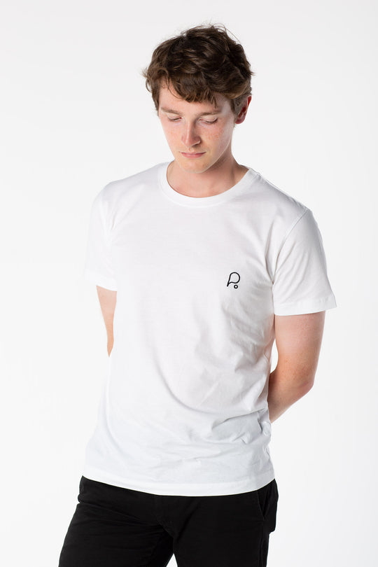 Signature White - Think Sustainable T-shirt-T-shirts-PIRKANI