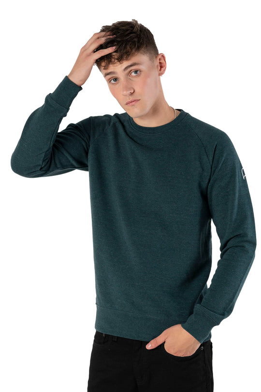 Snow Green Sweatshirt-Men Sweatshirts-PIRKANI