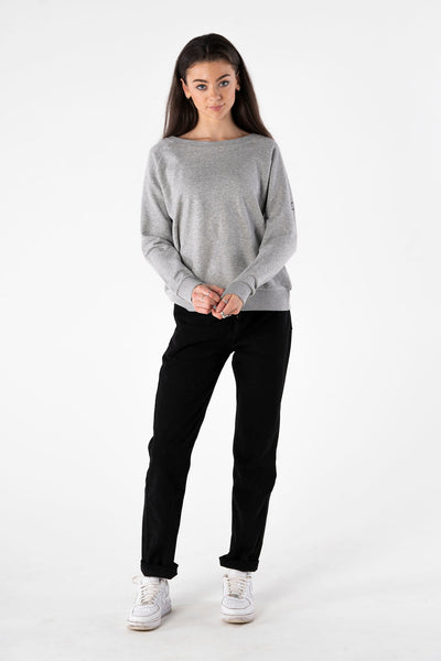 Heather Grey Sweatshirt-Sweatshirts-PIRKANI