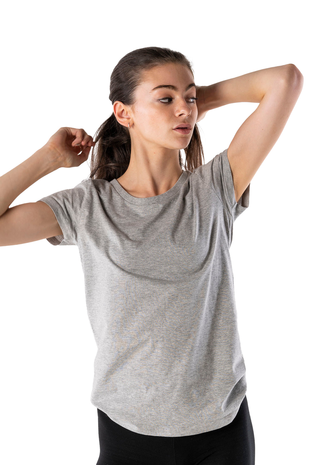 Heather Grey - Evolve Collection T-shirt-Women T-shirts-PIRKANI