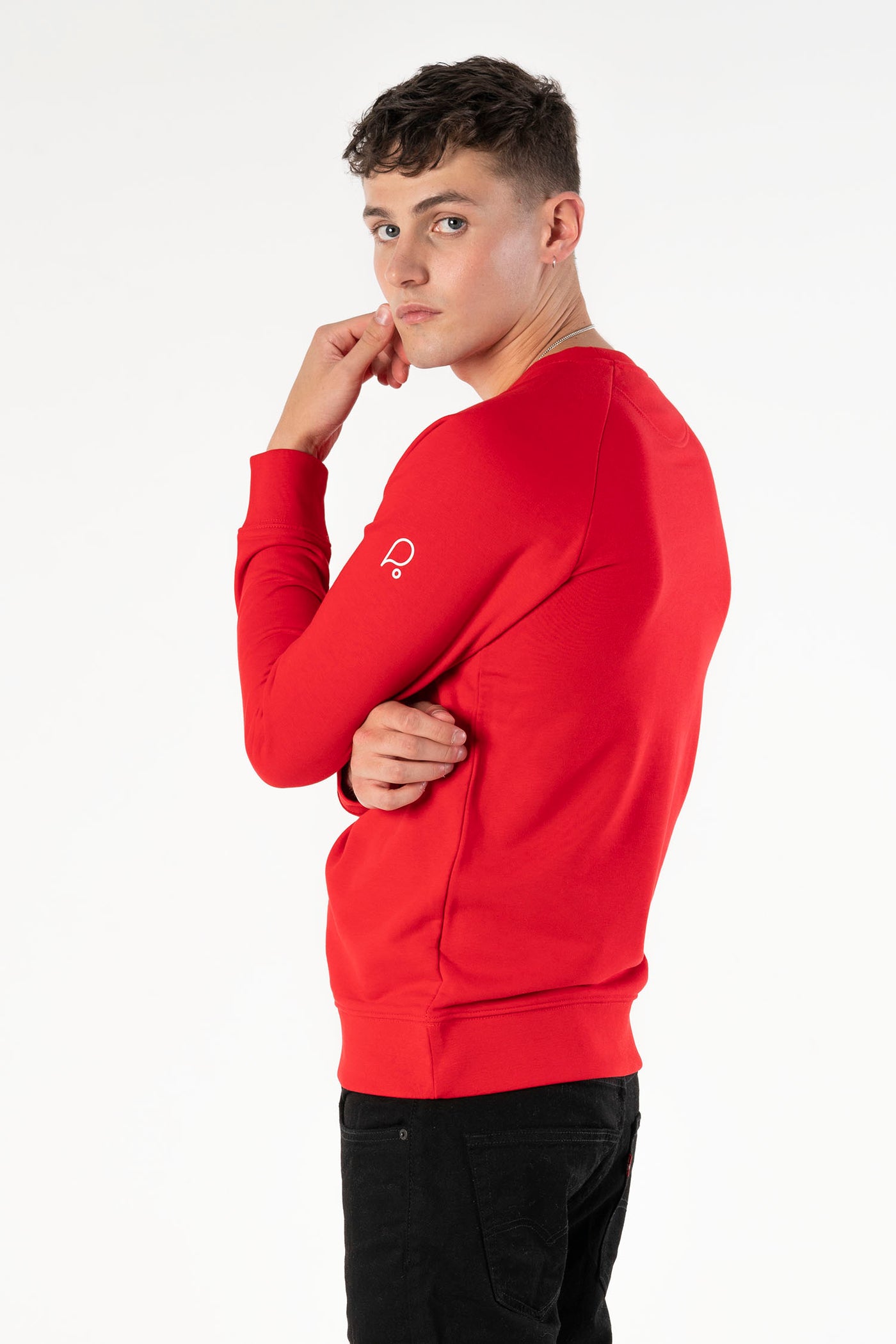 Signature Red Sweatshirt-Sweatshirts-PIRKANI